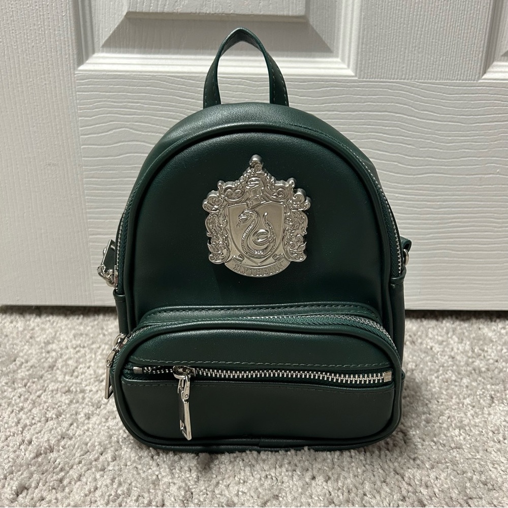 Authentic Slytherin Green Mini Backpack